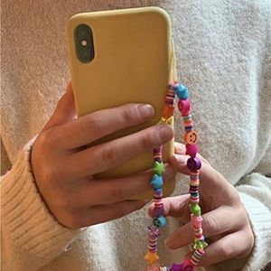 Phone Lanyard Wrist Straps Smile Face